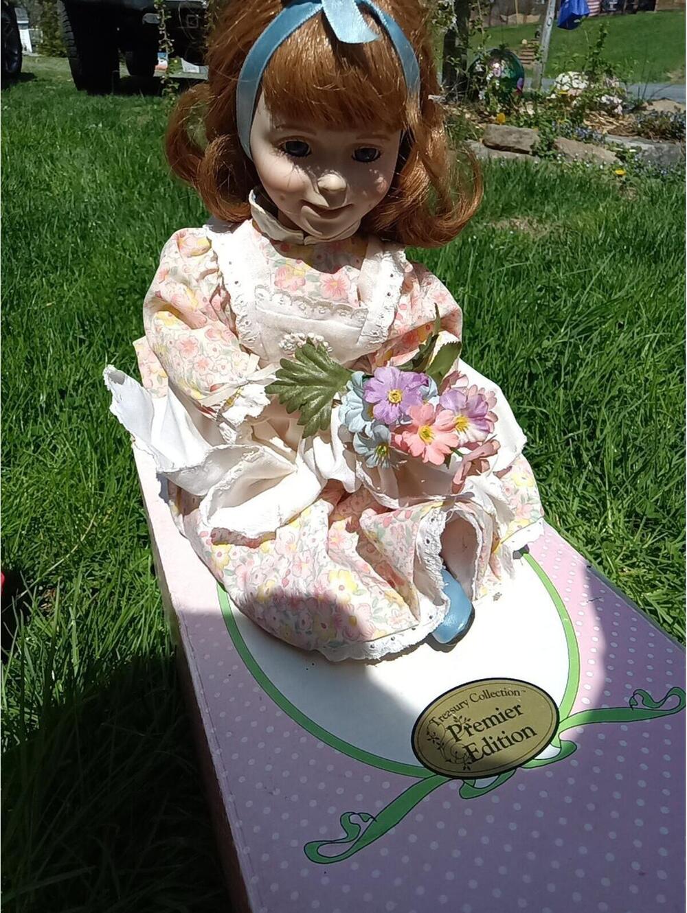 Ashton Drake Galleries porcelain doll Hearts Bouquet by Helen Rice